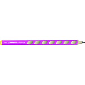 Ergonomická grafitová tužka pro leváky - STABILO EASYgraph růžová - 1 ks - Stupeň tvrdosti HB