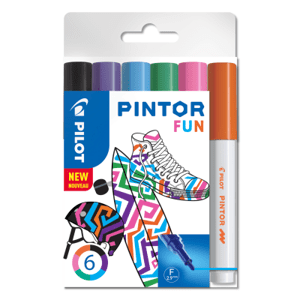 PILOT Pintor, kreativní popisovač, Fine, sada 6 ks, Creative