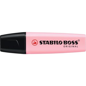 Zvýrazňovač - STABILO BOSS ORIGINAL Pastel - 1 ks - růžová