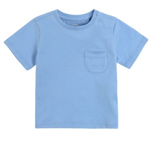 Basic tričko s krátkým rukávem- modré - 62 BLUE
