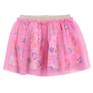 Tylová sukně- růžová - 80 FLUO CORAL