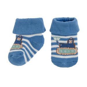Ponožky pro miminka- modré - 22_24 STRIPES