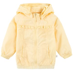Dívčí bunda s kapucí- žlutá - 74 YELLOW