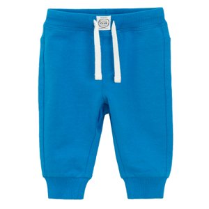 Jednobarevné tepláková kalhoty -modré - 62 BLUE