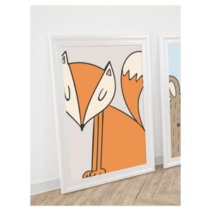 Plakát do dětského pokoje s obrázkem lišky, PP208 A3