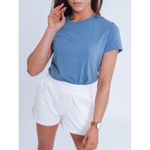 Klasické dámské trička světle modré barvy s krátkým rukávem, ry1732-XL XL