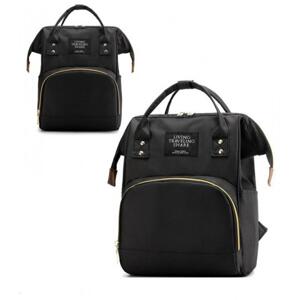 Černý funkční batoh pro maminky a tatínky, PLM10CZ
