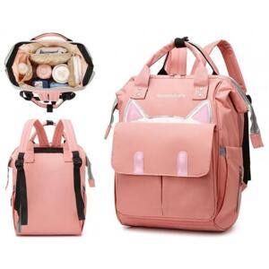 Růžový batoh pro maminky a tatínky, PLM11R