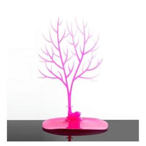 Růžový stojan na šperky ve tvaru stromu, E32R