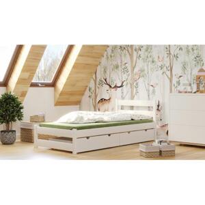 Dětská dřevěná postel - 200x90 cm, MW143 ZEFIR