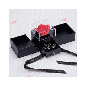 Černá valentýnská krabička na šperky, PDOZ17CZ