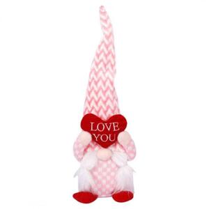 Valentýnský růžový skřítek LOVE YOU, KSN60