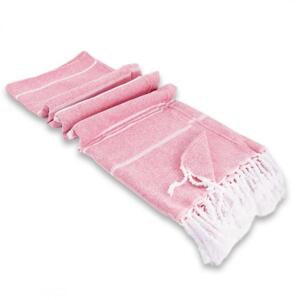 Růžový plážový uterák z bavlny - 100x180 cm, REC50WZ5