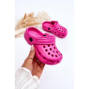 Dětské pantofle v růžové barvě, PB7887/PP7888 D.PINK__26154-31 31