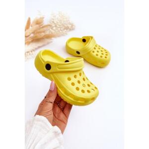 Žluté pantofle pro děti, PB7887/PP7888 YELLOW__26155-31 31
