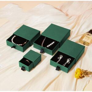 Zelená dárková krabička na šperky, PDOZ11ZIE