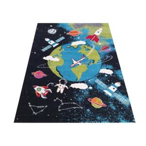 Barevný koberec s motivem Vesmír, BEL-120-160X220 160x220cm