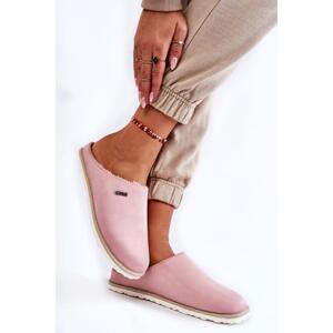 Oteplené růžové pantofle pro dámy, CS000034 ROSA__22379-36 36