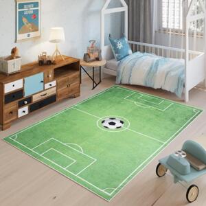 Dětský koberec s motivem fotbalového hřiště, TAP__9731 PRINT EMMA-80x150 80x150cm