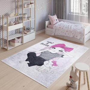 Dětský koberec s dívčím motivem, TAP__9731 PRINT EMMA-160x230 160x230cm