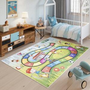 Barevný koberec s motivem dětské hry, TAP__9731 PRINT EMMA-120x170 120x170cm
