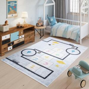 Modrý koberec s hrou pro děti, TAP__9731 PRINT EMMA-120x170 120x170cm