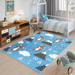 Dětský modrý koberec s medvědy, TAP__DY94C JOLLY FYD-300x400 300x400cm