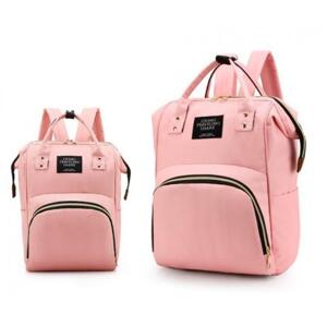 Růžový funkční batoh pro maminky a tatínky v akci, SKL PLM10R