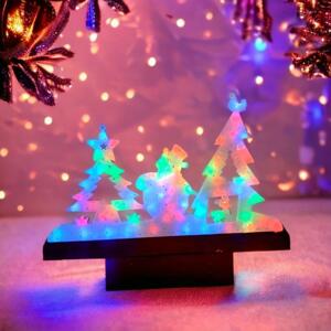 Vánoční závěsná ozdoba s barevným světlem, LAMP15MULTI