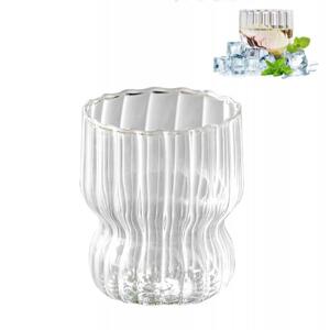 Skleněný pohár s vlnitými stěnami - 260 ml, SZK51