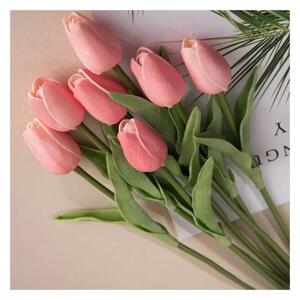 Růžový umělý tulipán, SZR06R