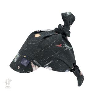 Vázaný šátek s kšiltem z kolekce Hvězdný prach, MA2657 Stardust 70x50 cm