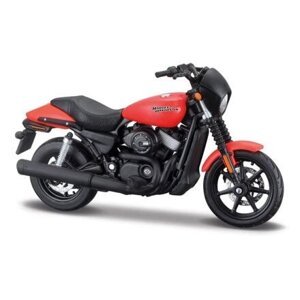Maisto - HD - Motocykl - 2015 Harley-Davidson Street 750, červená, blister box, 1:18