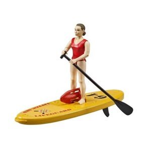 Bruder 62785 BWORLD Paddleboard s figurkou ženy