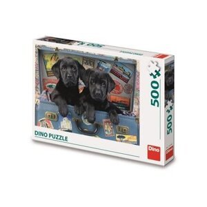 Dino Štěňata v kufru 500 puzzle