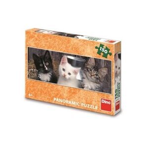 Dino Tři koťátka 150 panoramic puzzle