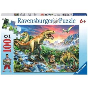 RAVENSBURGER-Dinosauři 100d XXL - puzzle