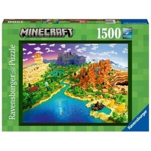 Ravensburger Minecraft: Svět Minecraftu 1500 dílků