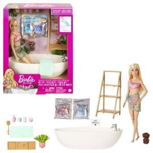 Barbie® panenka a koupel s mýdlovými konfetami - blondýnka