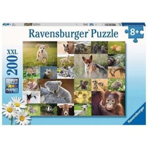 Ravensburger: Koláž zvířecích mláďat 200 dílků