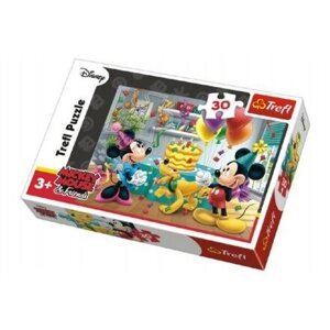 Puzzle Mickey a Minnie slaví narozeniny Disney 30 dílků