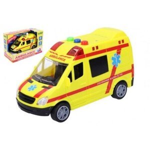 Auto ambulance záchranáři plast 14,5cm na bateri