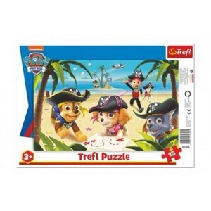 Trefl Puzzle deskové Přátelé z Tlapkové patroly/Paw Patrol 15 dílků