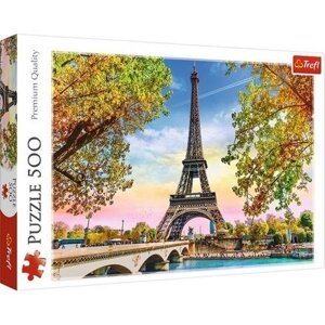 Trefl Puzzle Romantická Paříž 500 dílků 48x34 cm