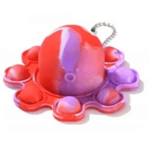 Oboustranná chobotnice PUSH BUBBLE POP IT - přívěšek