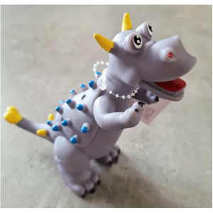 Gumový dinosaurus - světlemodrá