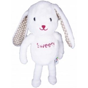 Plyšová hračka Králíček Sweety, 38cm, bílý