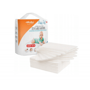 Jednorázové hygienické podložky 40x60cm Akuku Baby Soft - 15ks