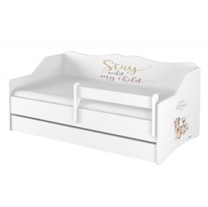 Dětská postel s výsuvnou přistýlkou 160 x 80 cm - Sweet Dreams, vel. 160x80