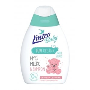 Mycí mléko a šampón 250ml, BIO měsíčkem lékařským LINTEO BABY
